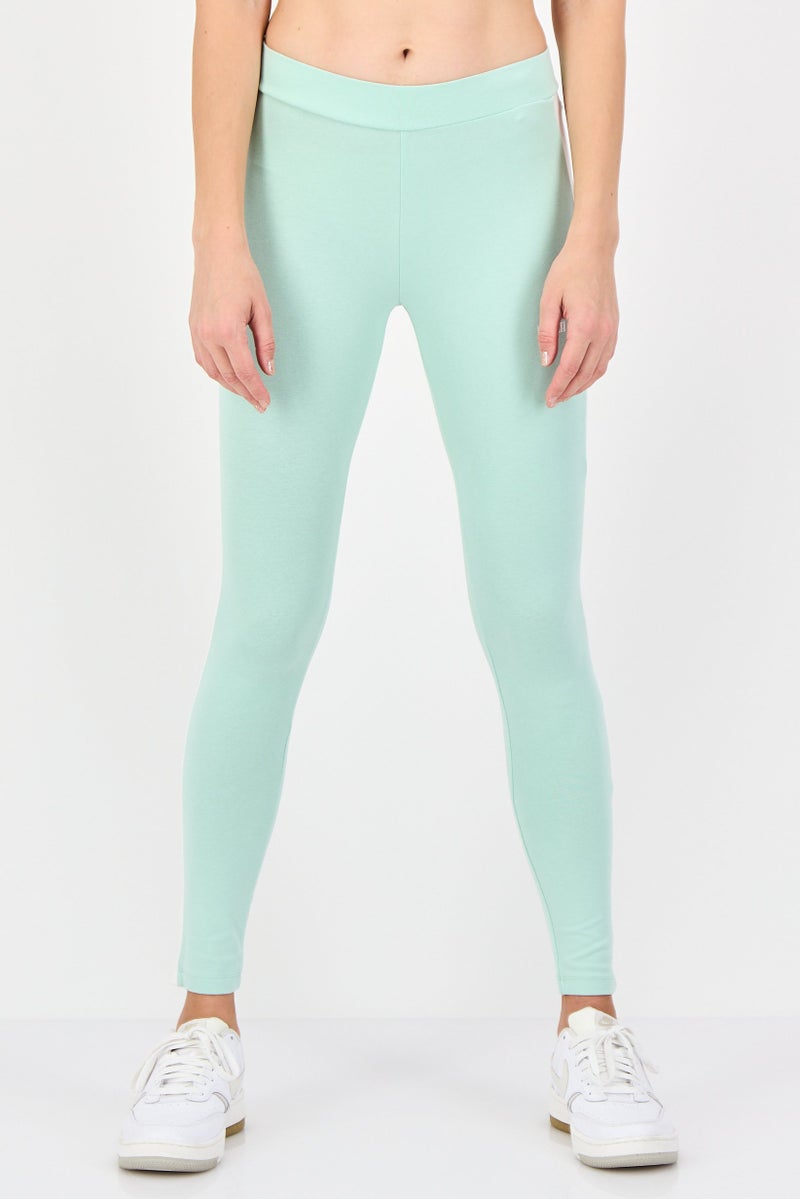 PUMA Women Sportswear Fit Training Leggings, Mint Green - Image 1
